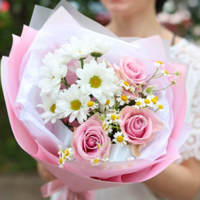 Букет цветов "Твоя улыбка"