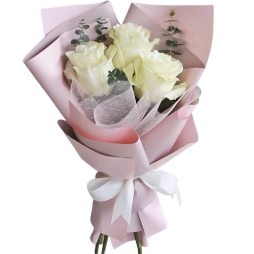 Букет цветов "Нежное трио" Букет цветов "Нежное трио"
